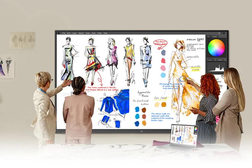 Accordion - Createboard multi-touch fashion designers using createboard