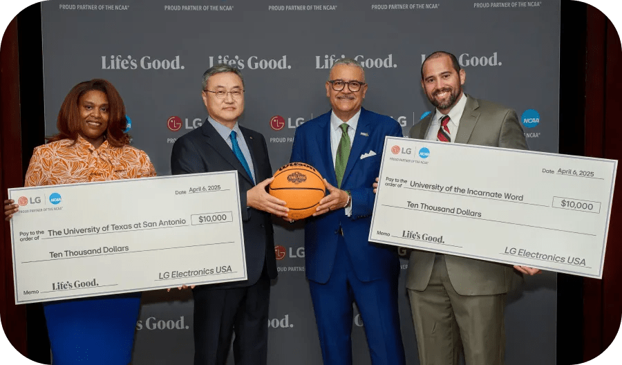 LG teams up with NAMI for NCAA Final Fou