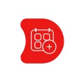 Icon of a calendar with a plus sign.
