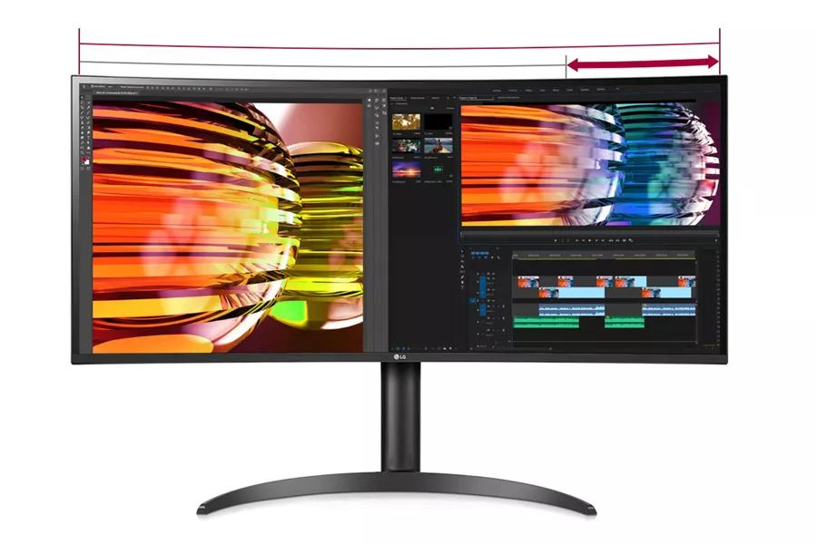 21 9 QHD display is great for the monitoring of footage for video editing and audio plugins and effects can be displayed at once