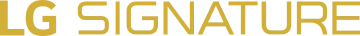 LG SIGNATURE logo in gold text on white background