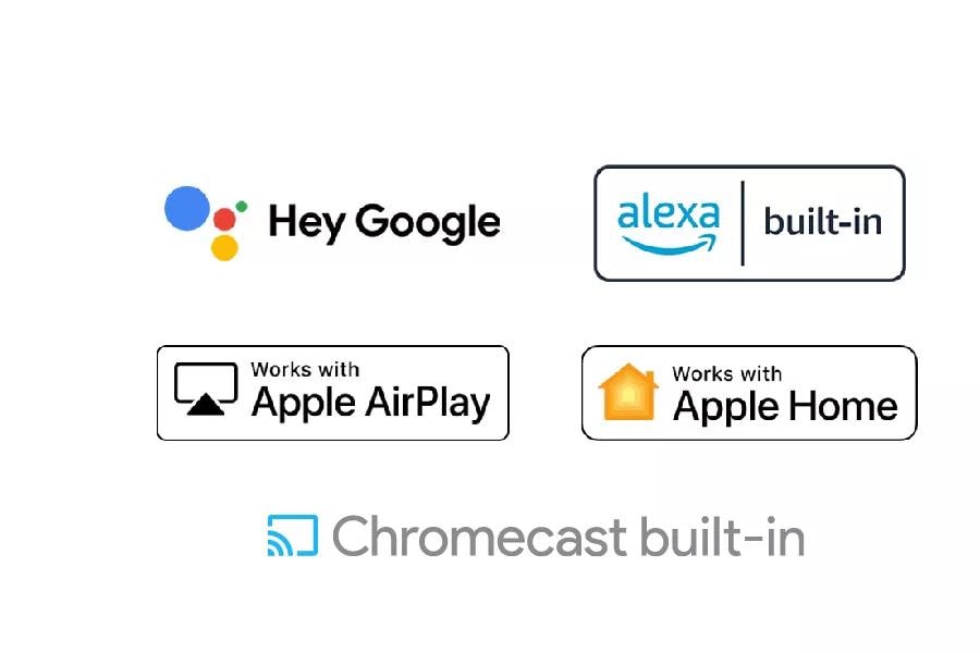 Use your voice to control your TV and connected devices with built-in support for Amazon Alexa, Apple AirPlay® 2, HomeKit, Chromecast and many more, or use your own Google Assistant device to control your LG TV.8 