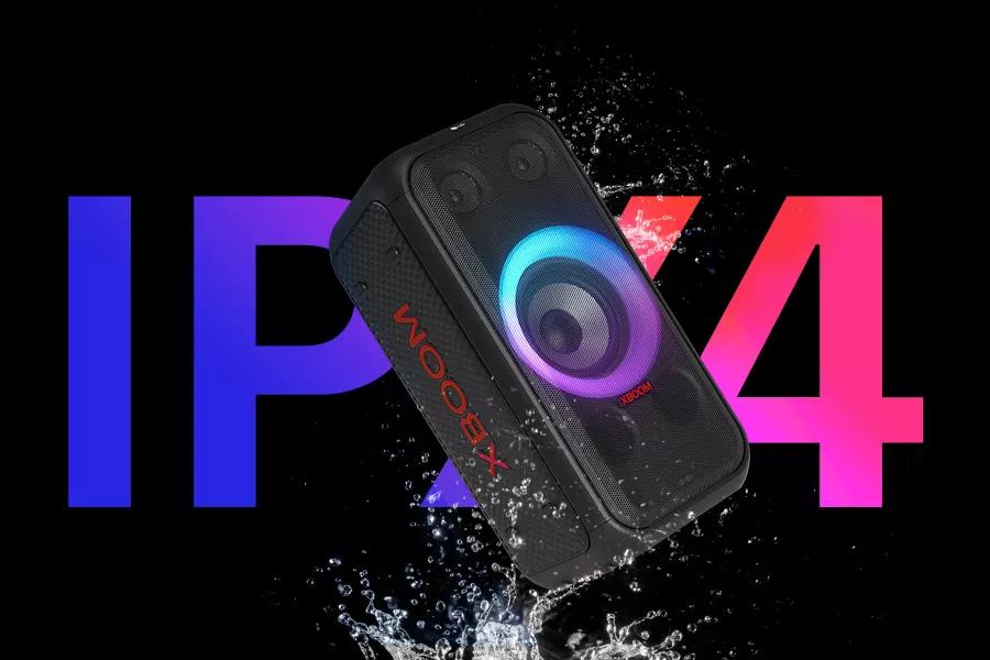 LG XBOOM XL5 Portable Tower Speaker with 200W of Power and Multi-Ring Lighting with up to 12 Hrs of Battery Life