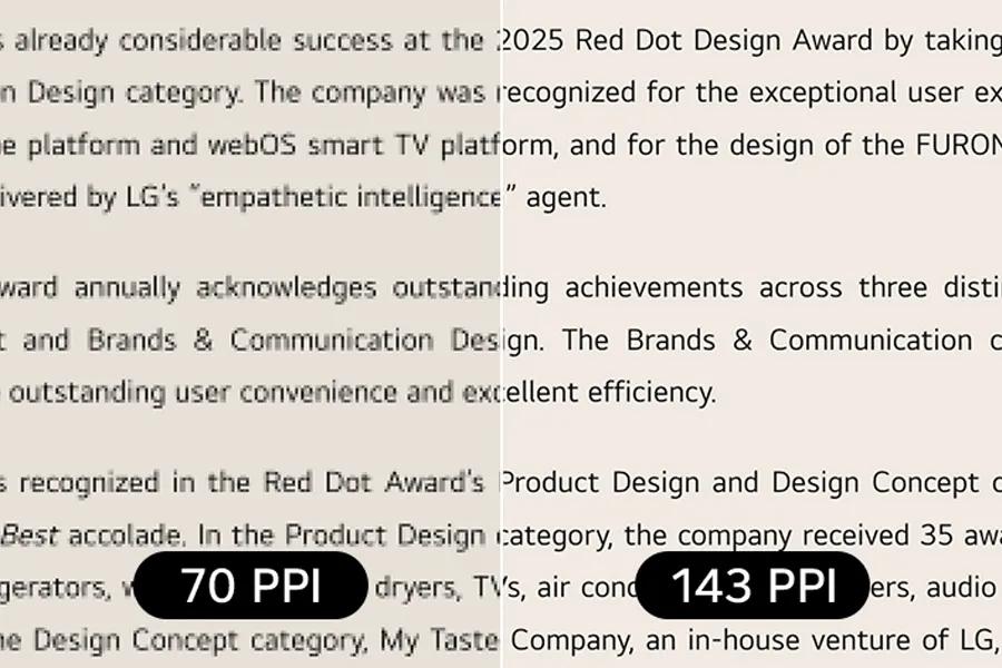 High 143 PPI for Sharp, Detailed Visuals