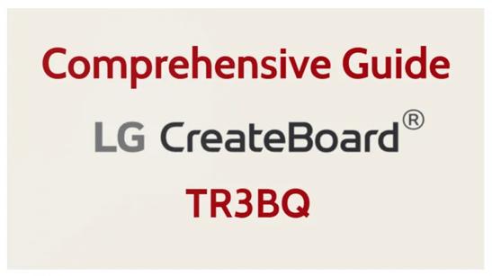 Content Card - Comprehensive Guide to CreateBoard TR3BK-B
