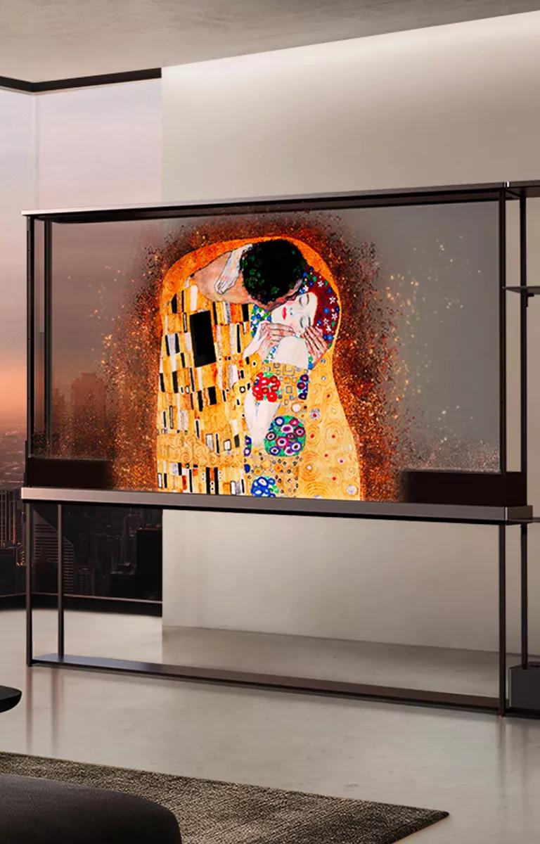 Transparent OLED TV at CES 2024