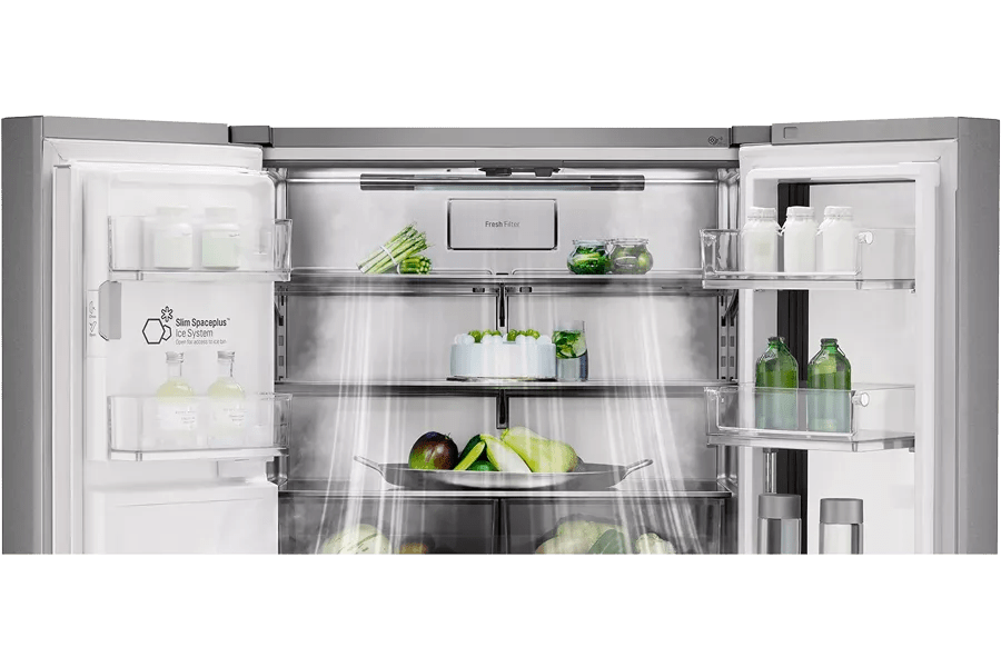 Refrigerator showcasing FRESHShield Cooling feature