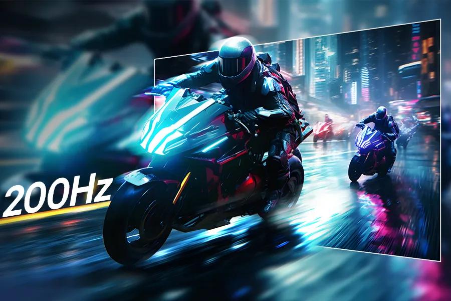 Blazing 200Hz Speed. Every Frame Counts.