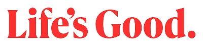 LG tagline that says 'Life's Good.