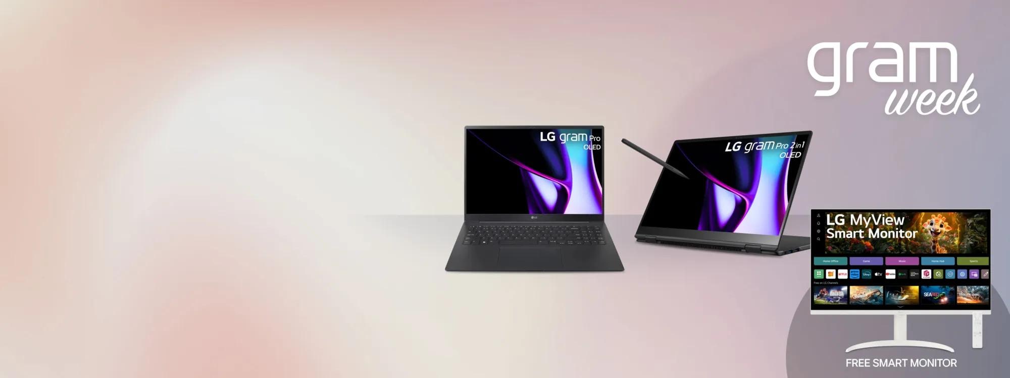 LG Gram Week - LG Gram laptops with Smart Monitor