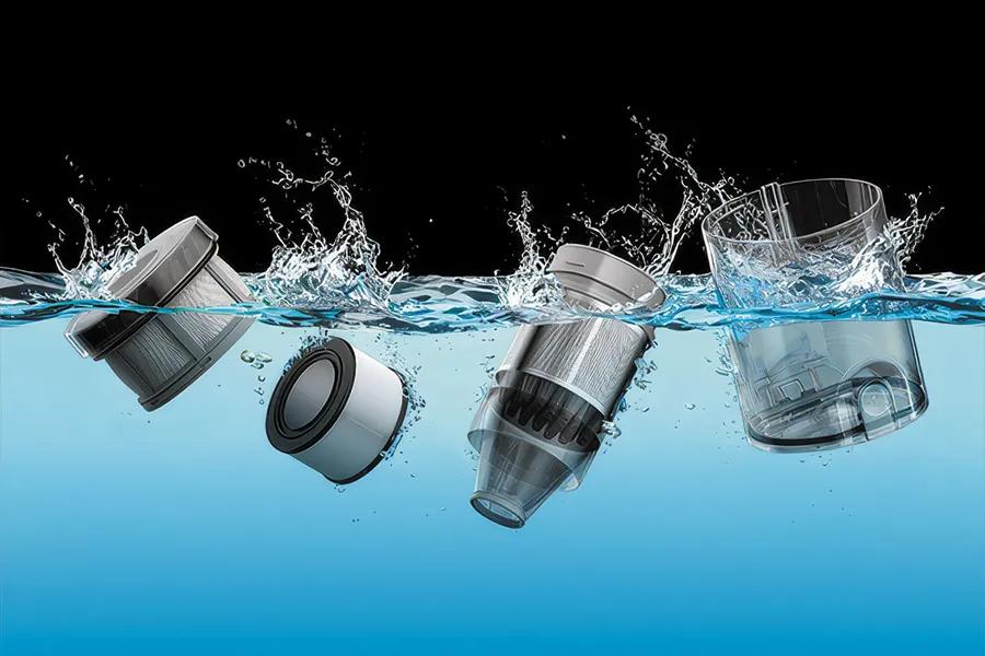 Removable and Washable Cyclone, Filters and Dust Bin