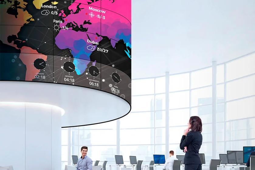 Digital Signage Curable OLED Hero