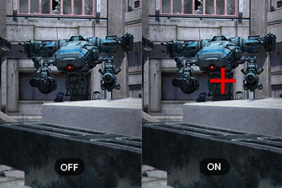 Advantage of Accuracy with Crosshair