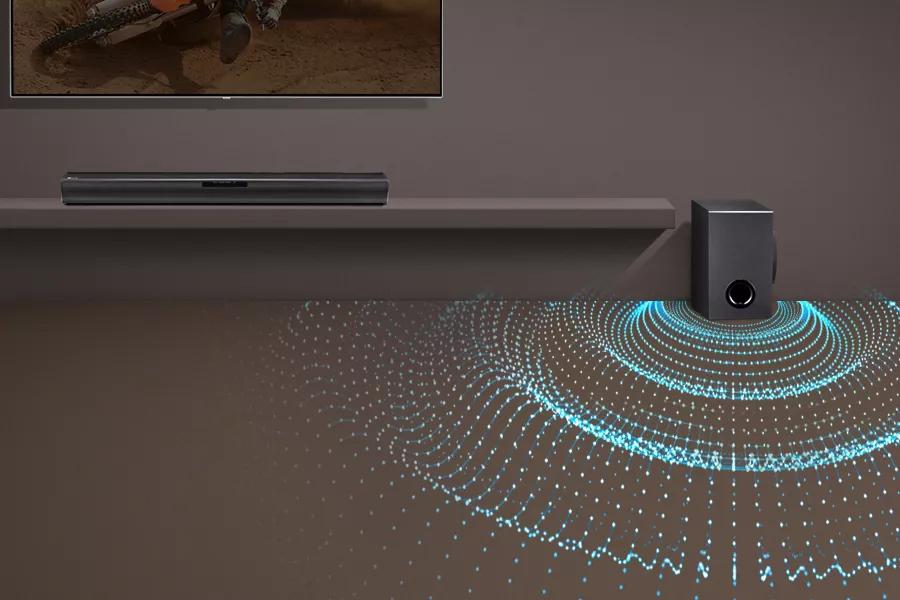 A wireless subwoofer can drastically improve the cinematic audio experience, adding room-shaking bass to movies and more.