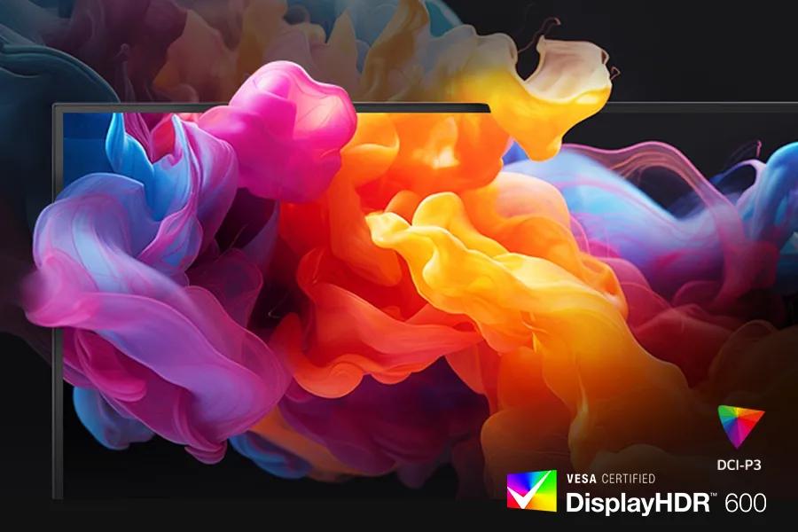 VESA DisplayHDR™ 600 & DCI-P3 95% Color