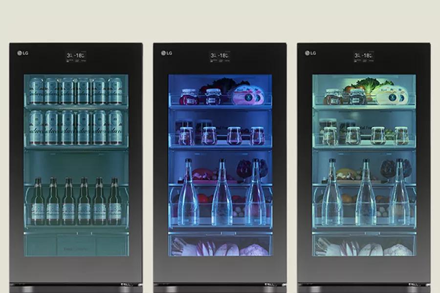 LG MoodUp Instaview Refrigerator at CES 2024 LG USA