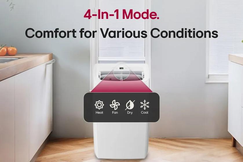 4-in-1 mode. Comfort for various Conditions
