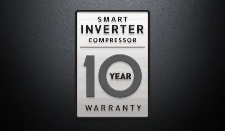 LG Smart Inverter Compressor 10 Year warranty