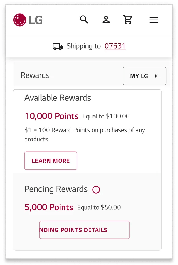 Apply your store credit to a purchase