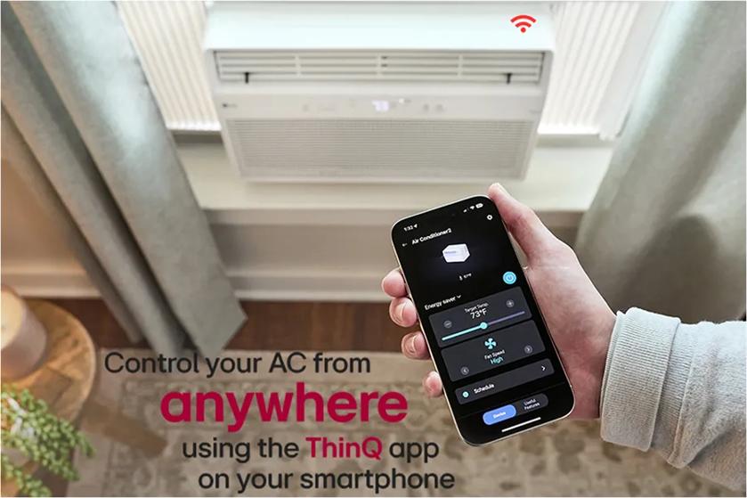 Control your AC from
anywhere
using the ThinQ app BU on your smartphone
Air Conditioner2
Energy saver