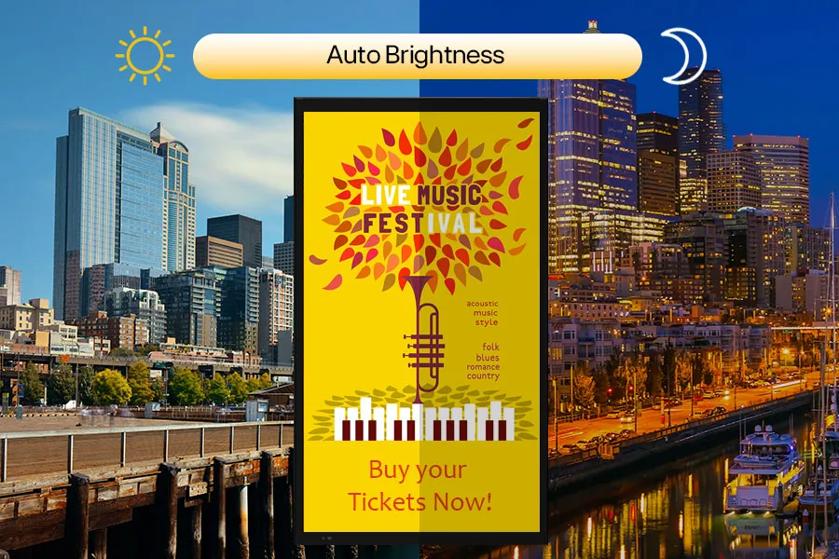 Digital Signage Outdoor Signage auto brightness