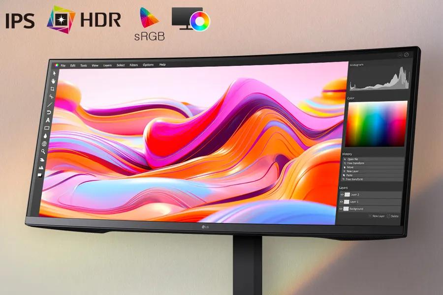 Up to 99% sRGB Color Coverage