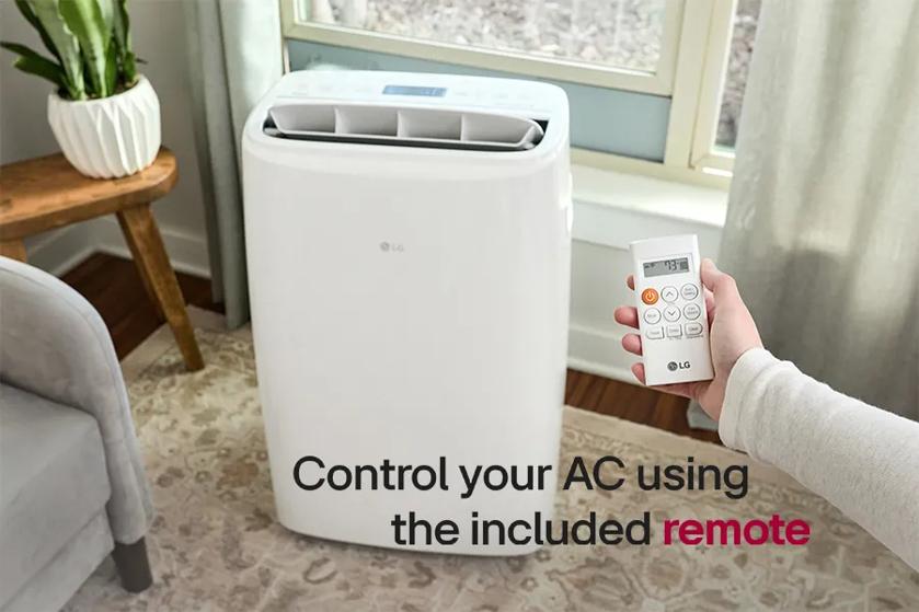 Control your AC using
the included remote
LG