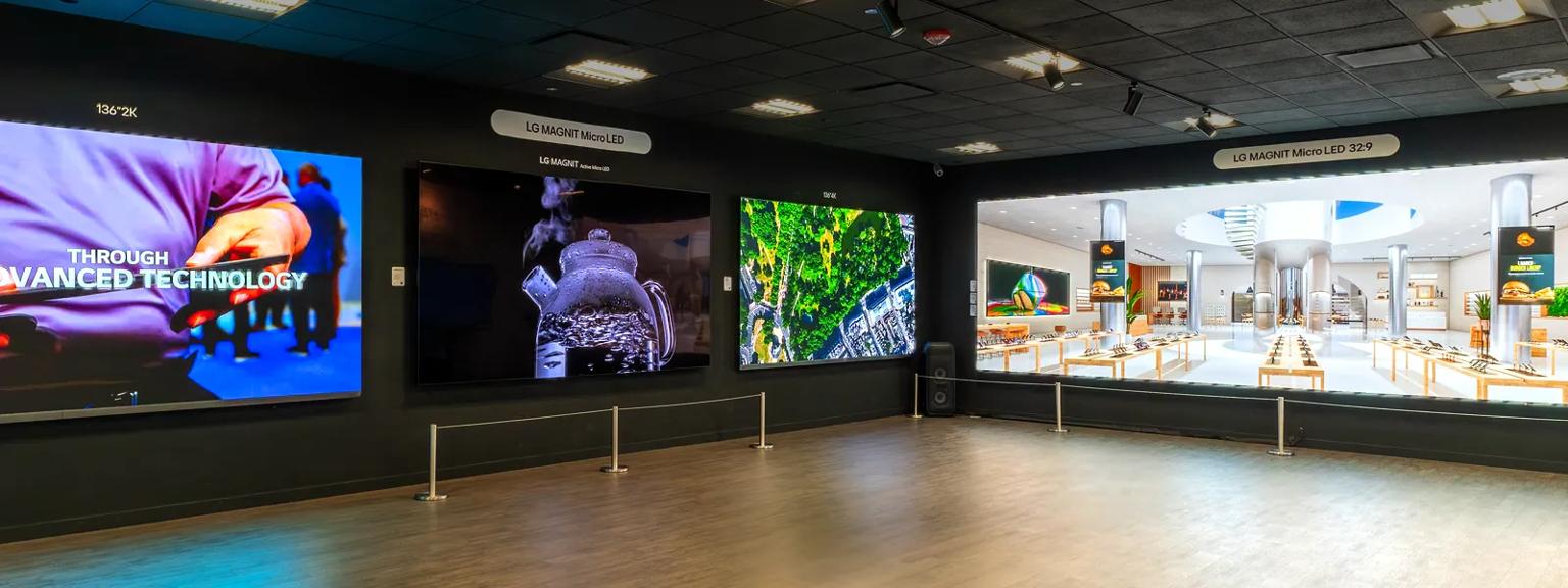 Direct View LED on display at the LG Chicago Business Innovation Center