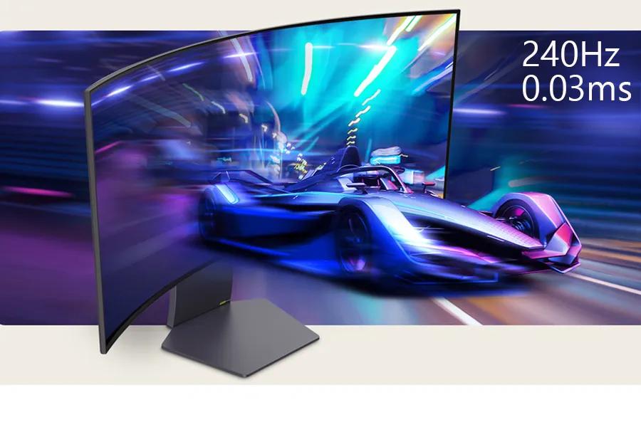 Kuni 240Hz ja 0,03ms uskumatult kiireks OLED-mängimiseks