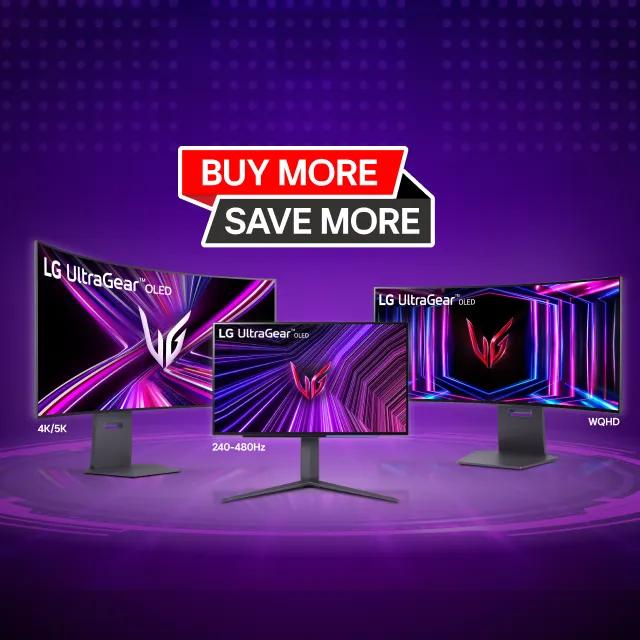 Image of Buy More, Save More on select UltraGear(TM) OLED monitors