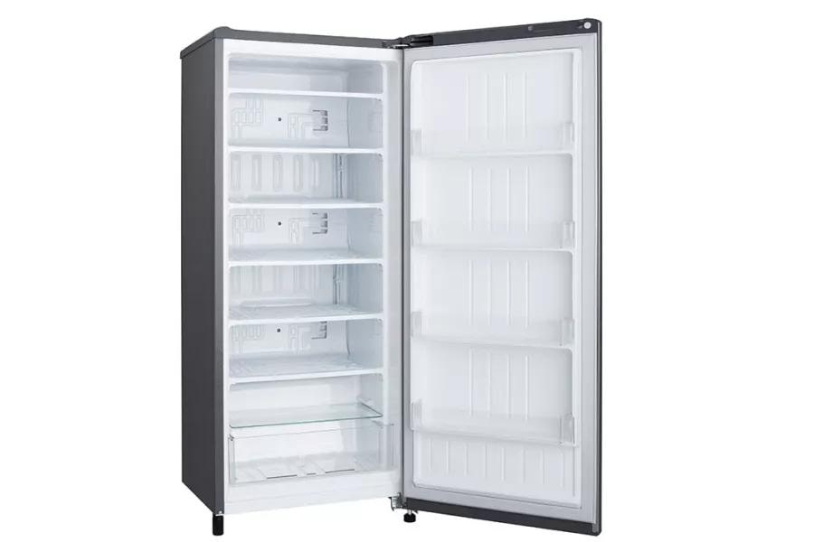 Freezer interior showcasing Direct Cooling System