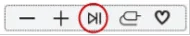 M7/M5 control bar with the Play/Pause button highlighted.