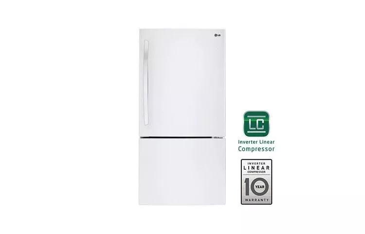 24 cu. ft. Large Capacity Swing Door Bottom Freezer Refrigerator LBC24360SW