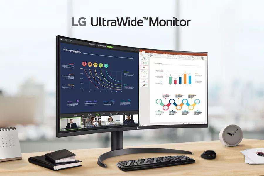 UltraWide™ monitors offer more screen real estate for immersive working, streaming, or creating. With 21:9 and 32:9 aspect ratios, these wide panoramic screens are a multitaskers dream.