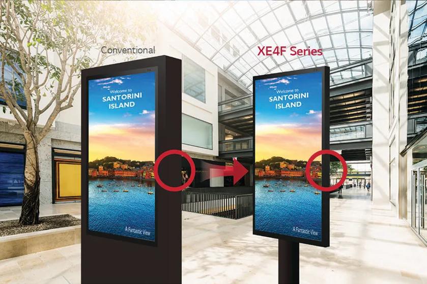 Digital Signage Outdoor XE4F-M Slim Design