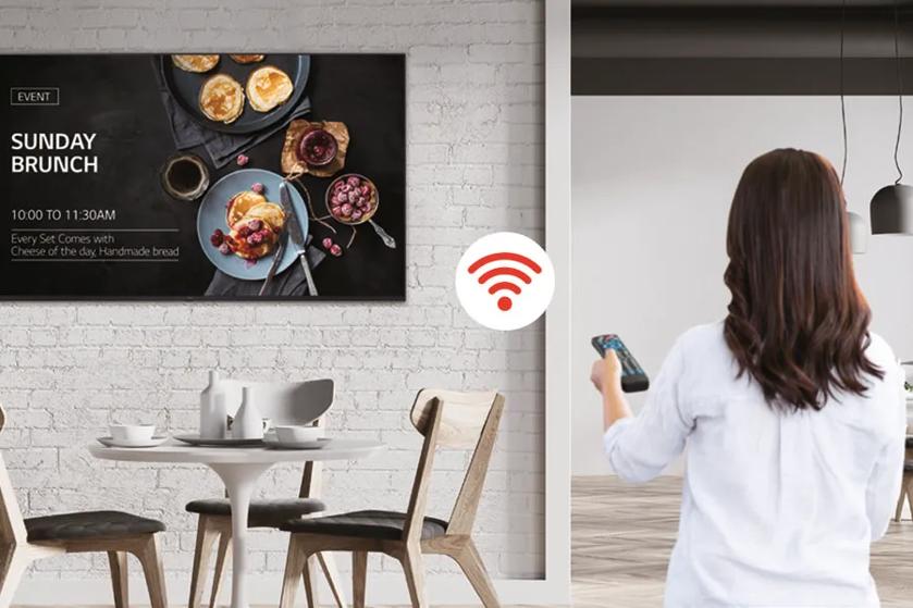 Digital Signage with embedded WiFI