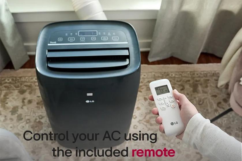 control your AC using the included remote