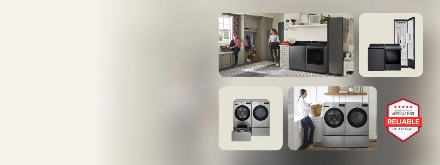 Find out why reliability loves company with savings on select LG laundry appliance sets—plus free installation and haul-away for seamless setup. Valid through 12/3/25. Terms may apply.