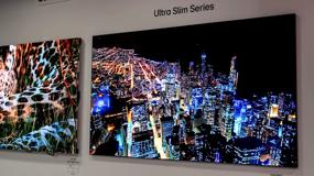 LG LSCB DVLED on the wall of the Chicago Business Innovation Center.