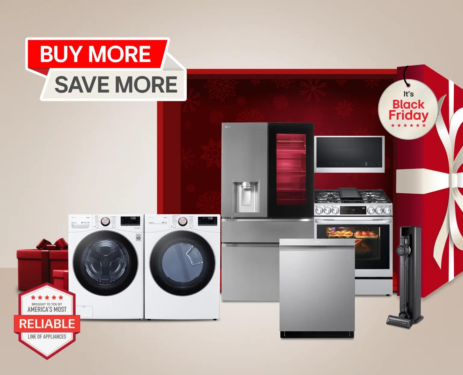 Mobile image for Choose reliability with LG appliance bundles