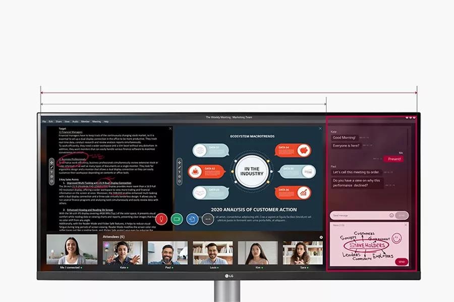 LG 29型ウルトラワイドモニター 29WN600-W 29