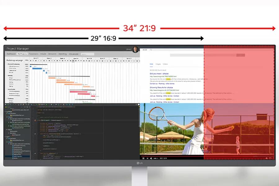21:9 Widescreen for Maximum Multitasking Power