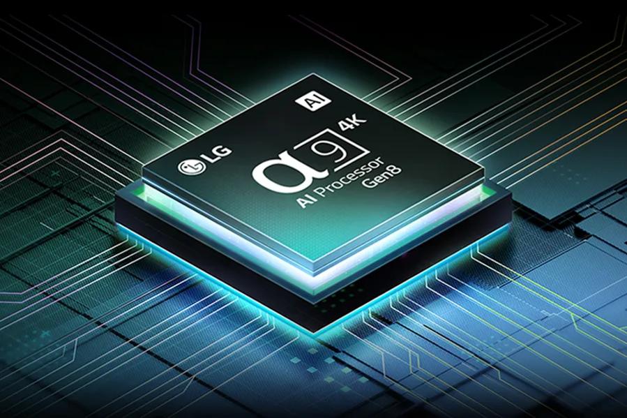 LG alpha 9 AI Processor Gen8 chip