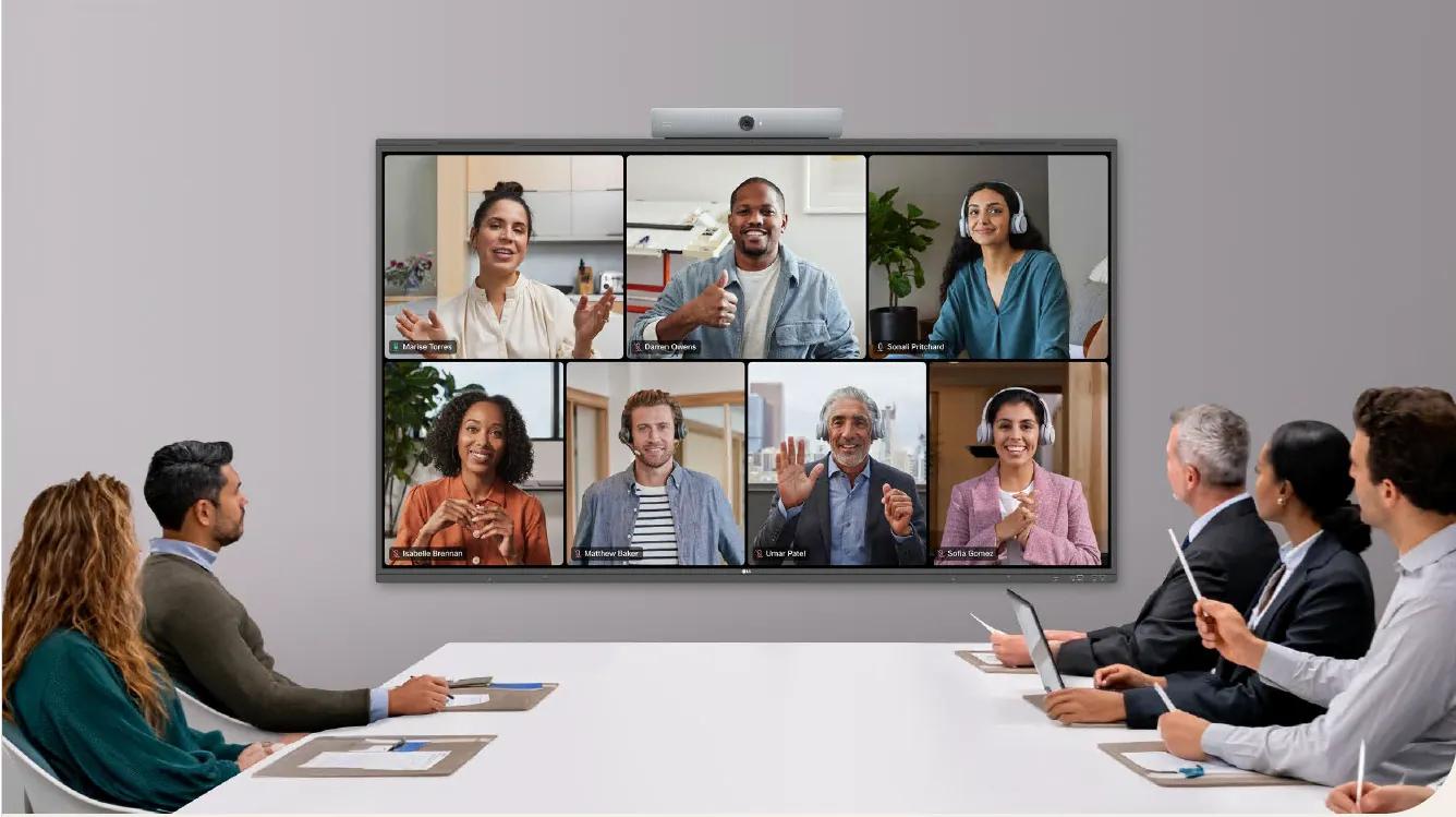 LG Cisco Certified Conference Room with Room Bar