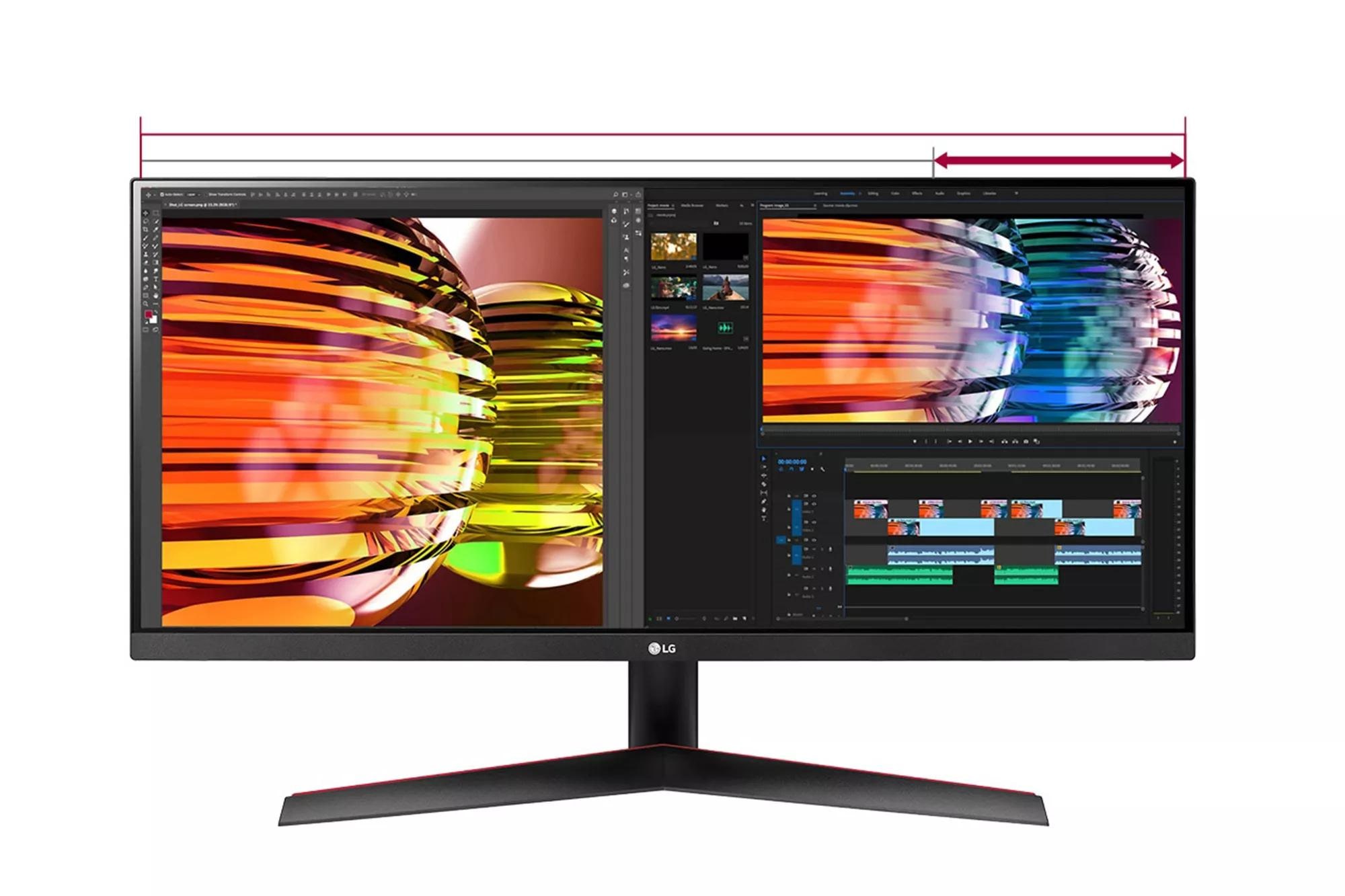Monitor LG 29WP60G LED 29 Pulgadas Full HD 2560 x 1080 Pixeles UltraWide  FreeSync 75Hz HDMI Negro - Digitalife eShop