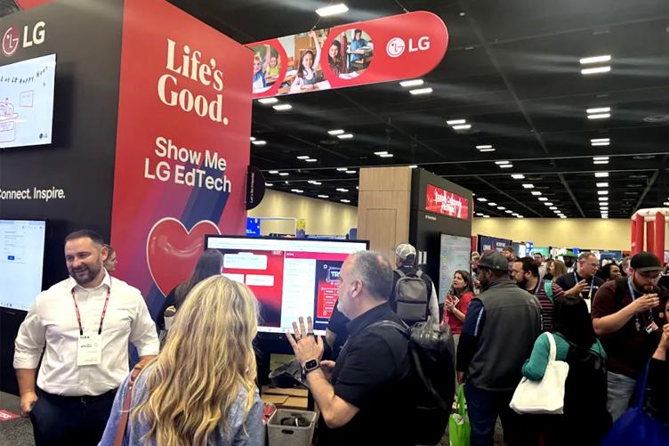 LG booth at TCEA 2026
