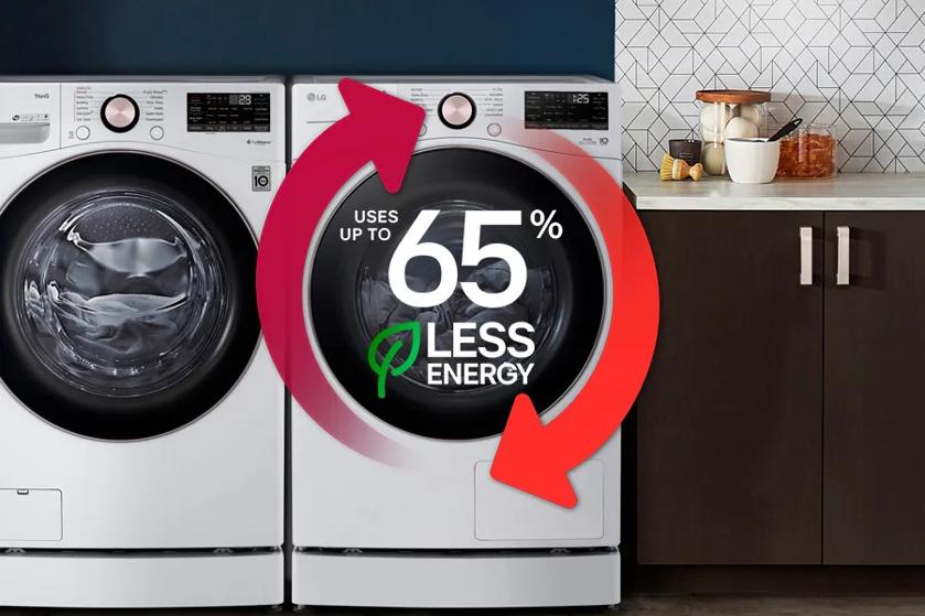USES UP TO 65% LESS ENERGY