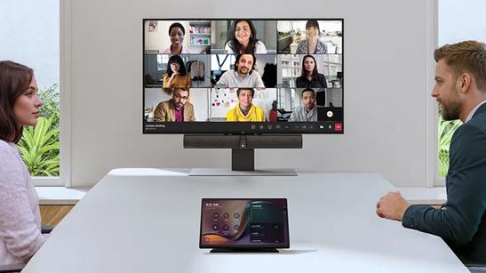 Modern conference room with LG createboard