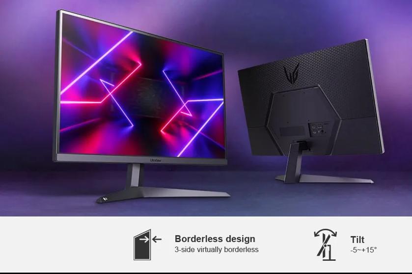 GS50FX-B borderless design & tilt