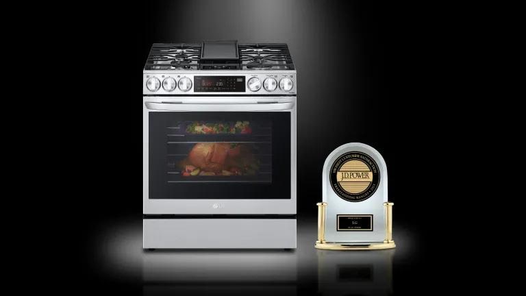Cooking range satisfaction awarded by J.D. Power.